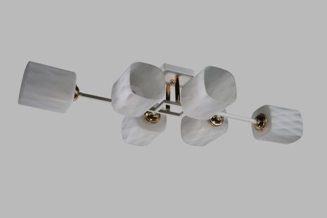 Люстра декоративна INTEREES IS 96472/6 WT+FGD Люстра декоративна INTEREES IS 96472/6 WT+FGD