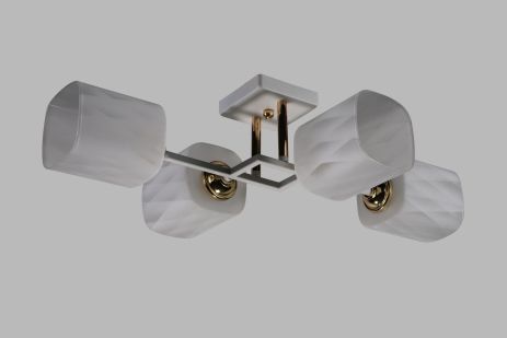 Люстра декоративна INTEREES IS 96472/4 WT+FGD