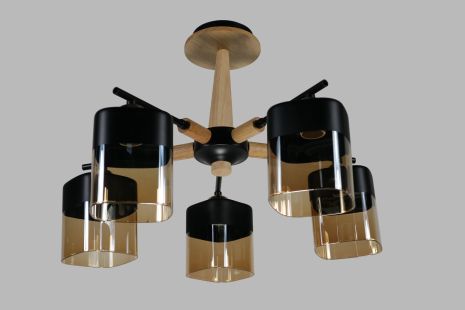 Люстра декоративна INTEREES IS 96466/5 BK Люстра декоративна INTEREES IS 96466/5 BK