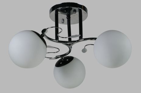 Люстра декоративна INTEREES IS 96431/3 BK+CR