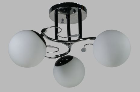 Люстра декоративна INTEREES IS 96431/3 BK+CR