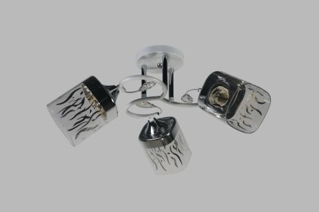 Люстра декоративна INTEREES IS 96440/3 WT+CR