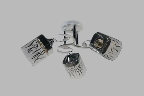 Люстра декоративна INTEREES IS 96440/3 WT+CR