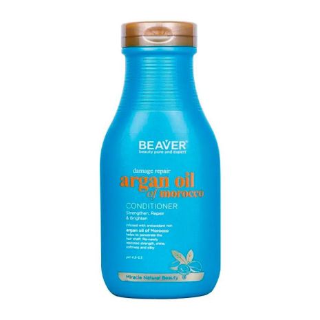 Відновлюючий кондиціонер Beaver Argan Oil & keratin Conditioner для пошкодженого волосся з аргановою олією, 350 мл
