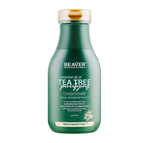 Кондиционер для жирных волос Beaver Tea Tree Purifying Conditioner с маслом чайного дерева, 350 мл