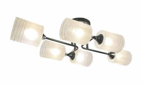 Люстра декоративна INTEREES IS W70419-6 BK+CR