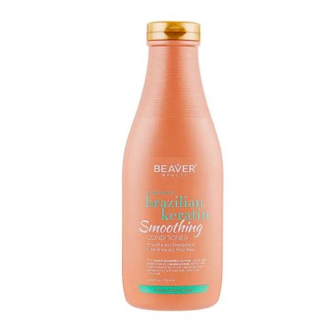 Кондиціонер з кератином Beaver Brazilian Keratin Smoothing Conditioner для еластичності волосся, 730 мл