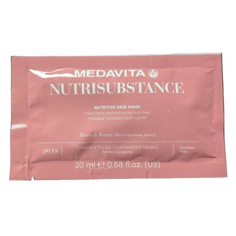 Питательная маска Medavita Nutrisubstance Nutritive Hair Mask для сухих волос, 20 мл (саше)
