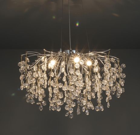 Подвесная хрустальная люстра Sirius WM-7015/800 хром