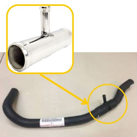 Тройник охлаждения 87209-52010 Toyota из нержавейки - ПОЖИЗНЕННАЯ ГАРАНТИЯ, ACS (Р169)