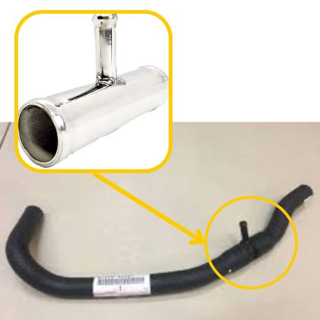 Тройник охлаждения 87209-52010 Toyota из нержавейки - ПОЖИЗНЕННАЯ ГАРАНТИЯ, ACS (Р169)