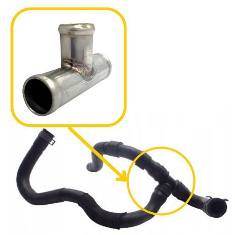 N90760601 VAG Тройник охлаждения из нержавеющей стали, ACS (Р77)