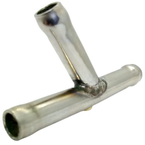 Тройник охлаждения 1K0121087AA Seat, VW из нержавейки - ПОЖИЗНЕННАЯ ГАРАНТИЯ, ACS (Р327)