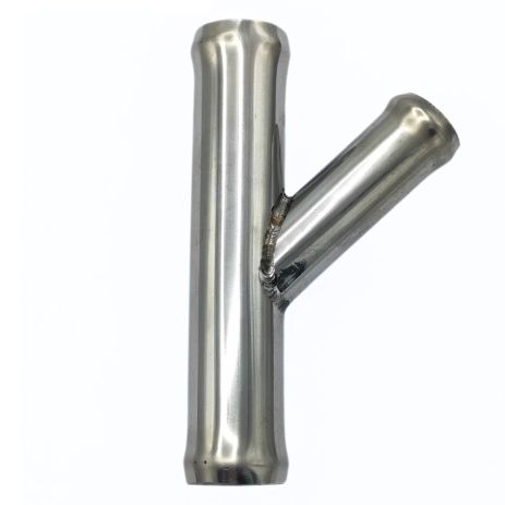 Патрубок охолодження 7512727 BMW з нержавійки - ДОВІЧНА ГАРАНТІЯ, ACS (Р1315)