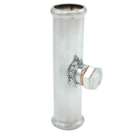 Вставка для удаления воздуха М8 (D18 мм). Нержавеющая сталь, ACS (Р187)