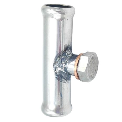 Вставка для удаления воздуха М8 (D14 мм). Нержавеющая сталь, ACS (Р186)