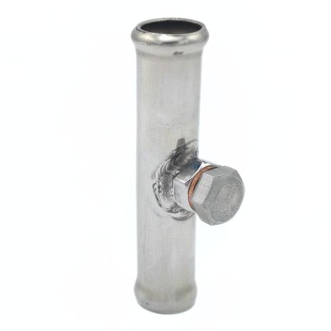 Вставка для удаления воздуха М8 (D16 мм). Нержавеющая сталь, ACS (Р185)