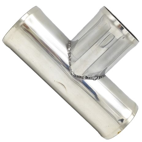 Тройник 60x60 мм тосольный из нержавеющей стали, ACS (Т606060)