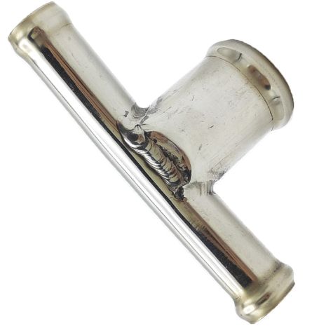 Тройник 12x20 мм тосольный из нержавеющей стали, ACS (Т122012)