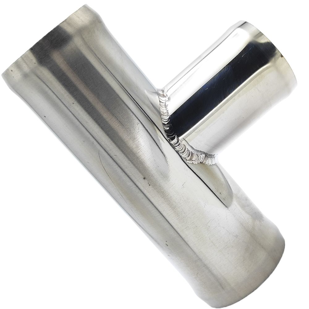 Трійник 45x45x38 мм тосольний з нержавійки, ACS (Т453845) Трійник 45x45x38 мм тосольний з нержавійки, ACS (Т453845)