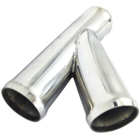 Тройник 38x38 мм тосольный ∠45° из нержавеющей стали, ACS (Т383838Х45)