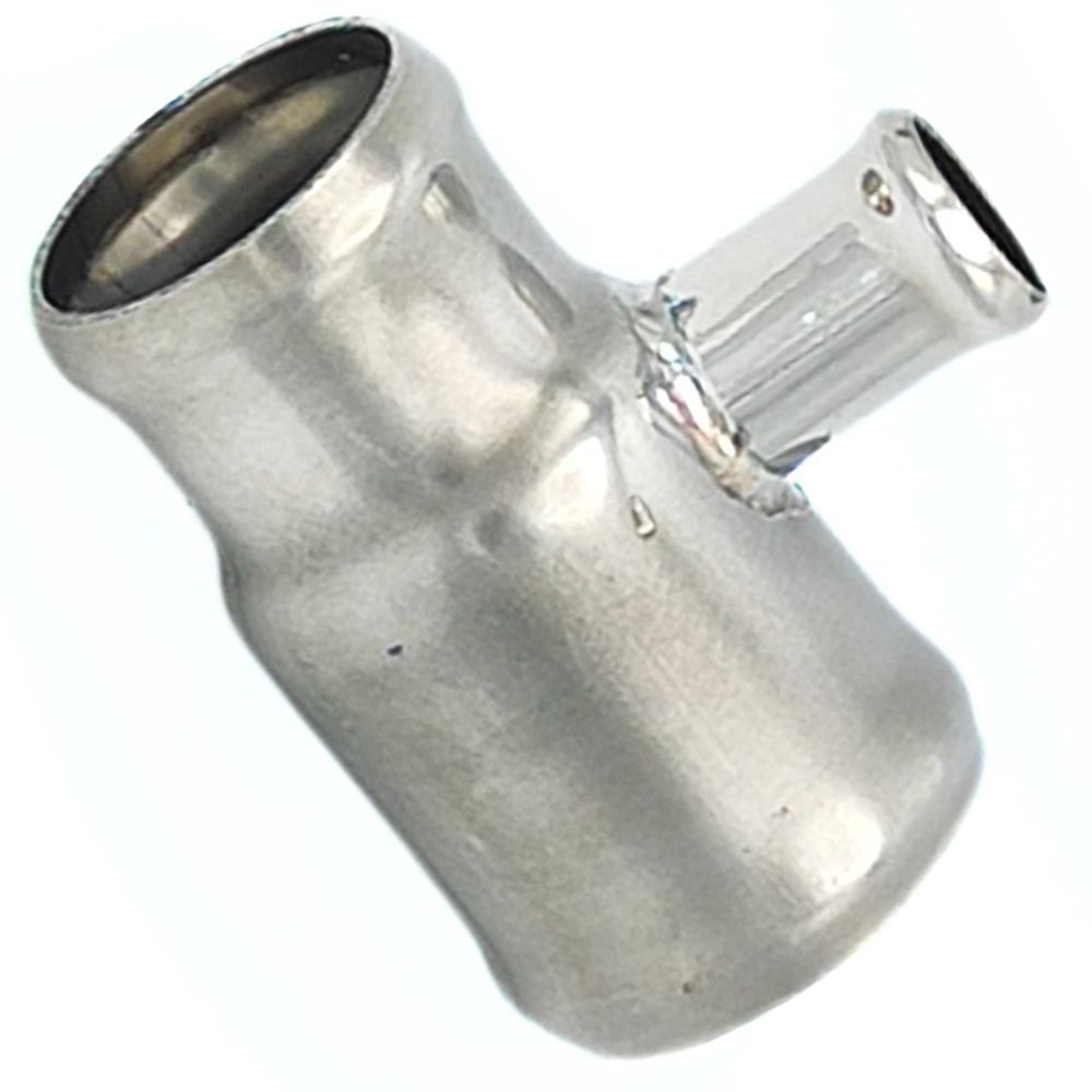 Трійник 34x40x18 мм тосольний з нержавійки, ACS (Т341840) Трійник 34x40x18 мм тосольний з нержавійки, ACS (Т341840)