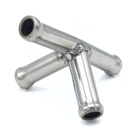 Тройник охлаждения 6q0121619 Seat, VW из нержавейки - ПОЖИЗНЕННАЯ ГАРАНТИЯ, ACS (Р114)