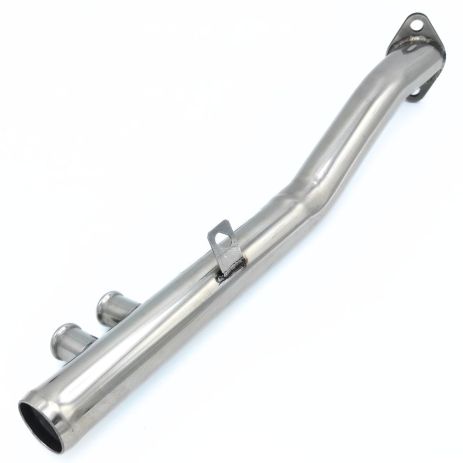 Патрубок охолодження 245.1303090-20 Daewoo, ZAZ з нержавійки - ДОВІЧНА ГАРАНТІЯ, ACS (Р260)