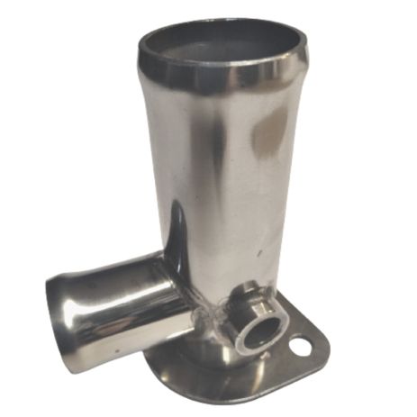 Фланець охолодження 026121133 Audi, VW з нержавійки - ДОВІЧНА ГАРАНТІЯ, ACS (Р385)