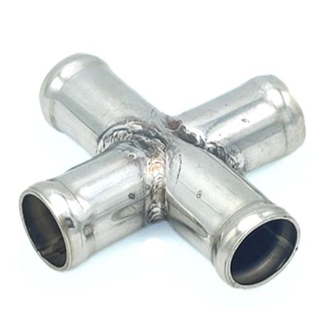 Тройник охлаждения 1K0121087T Seat, VW из нержавейки - ПОЖИЗНЕННАЯ ГАРАНТИЯ, ACS (Р110)