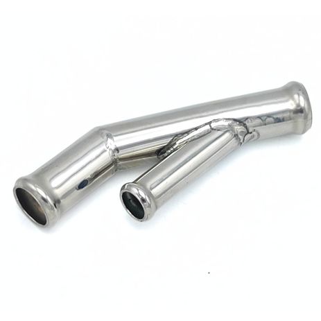 Тройник шланга 1J0122109AQ Audi, Seat, Skoda, VW из нержавейки - ПОЖИЗНЕННАЯ ГАРАНТИЯ, ACS (Р380)