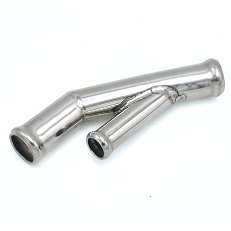 Тройник шланга 1J0122109AQ Audi, Seat, Skoda, VW из нержавейки - ПОЖИЗНЕННАЯ ГАРАНТИЯ, ACS (Р380)