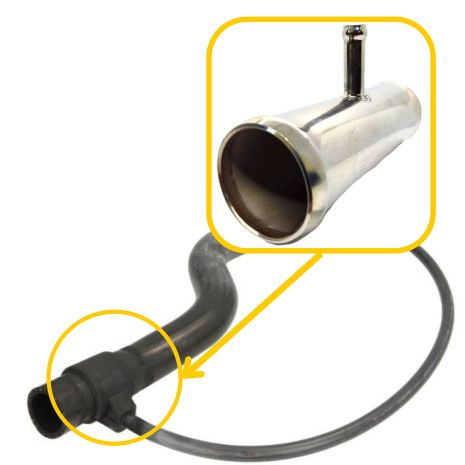 Трійник охолодження 357121101G VW з нержавійки - ДОВІЧНА ГАРАНТІЯ, ACS (Р236)