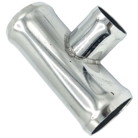 Тройник 38x28 мм тосольный из нержавеющей стали, ACS (Т382838)