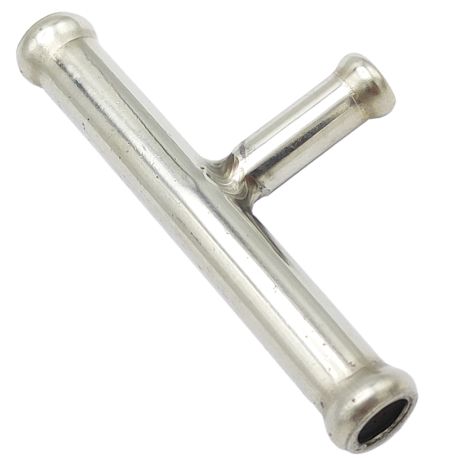 Трійник 8x6 мм тосольний з нержавіючої сталі, ACS (Т080608) Трійник 8x6 мм тосольний з нержавіючої сталі, ACS (Т080608)