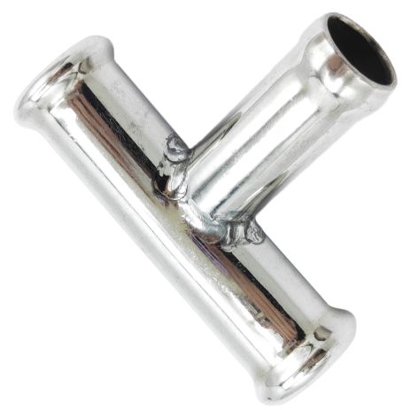 Тройник 14x12 мм тосольный из нержавеющей стали, ACS (Т141214)