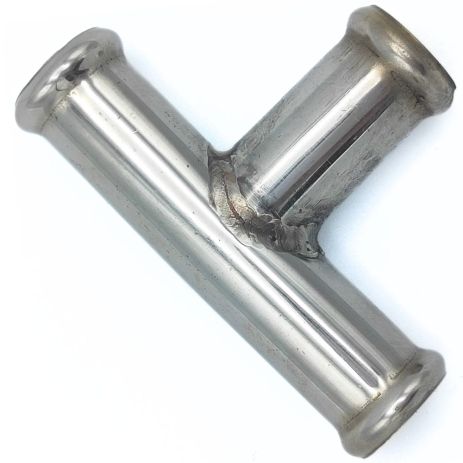 Трійник 14x14 мм тосольний з нержавіючої сталі, ACS (Т141414)