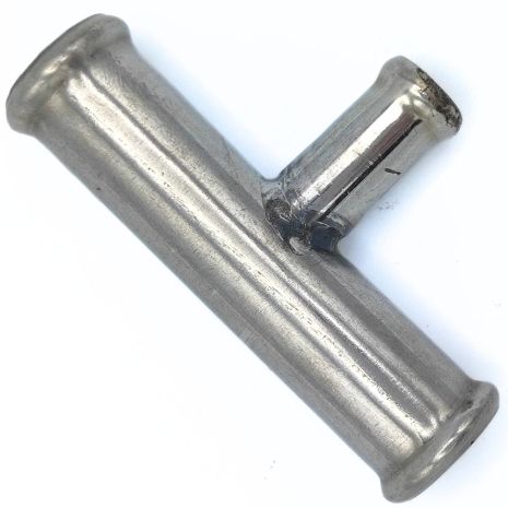 Трійник 18x12 мм тосольний з нержавіючої сталі, ACS (Т181218)