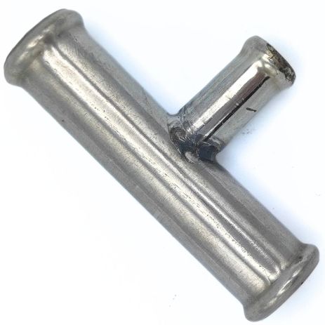 Трійник 18x12 мм тосольний з нержавіючої сталі, ACS (Т181218)