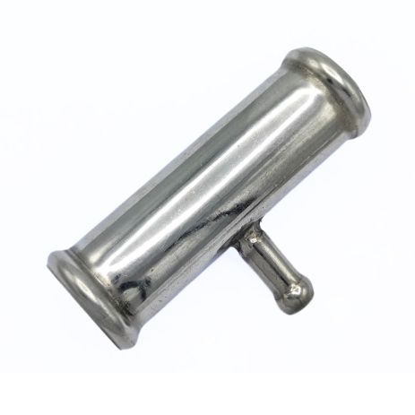 Тройник 18x6 мм тосольный из нержавеющей стали, ACS (Т180618)