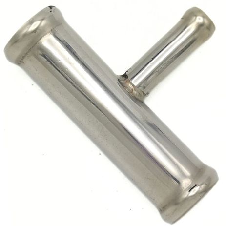 Трійник 16x8 мм тосольний з нержавіючої сталі, ACS (Т160816)