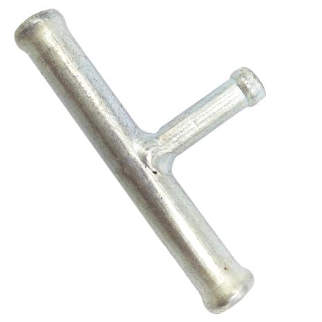 Трійник 8x6 тосольний з оцинкованої сталі, ACS (Т080608Ч)