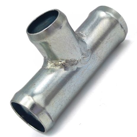 Трійник 25x22 тосольний з оцинкованої сталі, ACS (Т252225Ч) Трійник 25x22 тосольний з оцинкованої сталі, ACS (Т252225Ч)