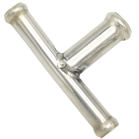 Трійник 8x10 мм тосольний з нержавіючої сталі, ACS (Т081008)