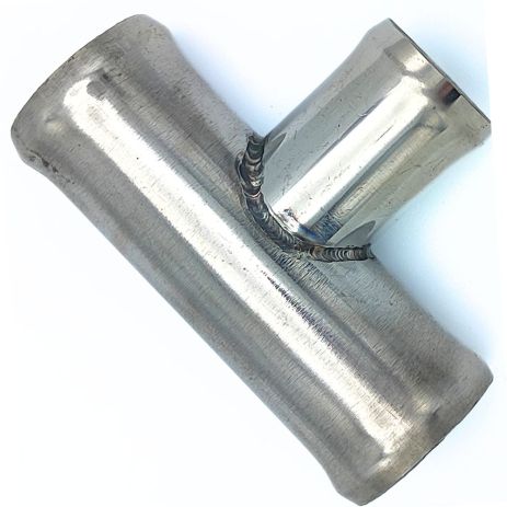 Трійник 34x28 мм тосольний з нержавіючої сталі, ACS (Т342834)