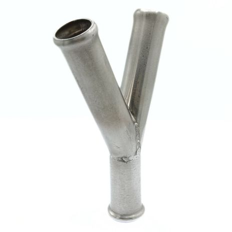 Трійник 18 мм тосольний під ∠120° з нержавіючої сталі, ACS (ЛХ18)