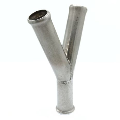 Трійник 18 мм тосольний під ∠120° з нержавіючої сталі, ACS (ЛХ18)