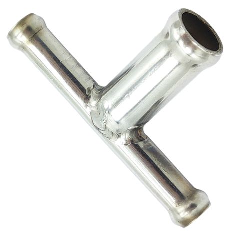 Трійник 8x12 мм тосольний з нержавіючої сталі, ACS (Т081208)