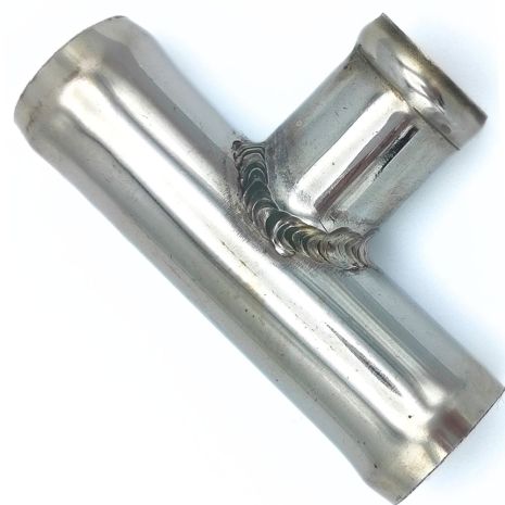 Тройник 22x20 мм тосольный из нержавеющей стали, ACS (Т222022)