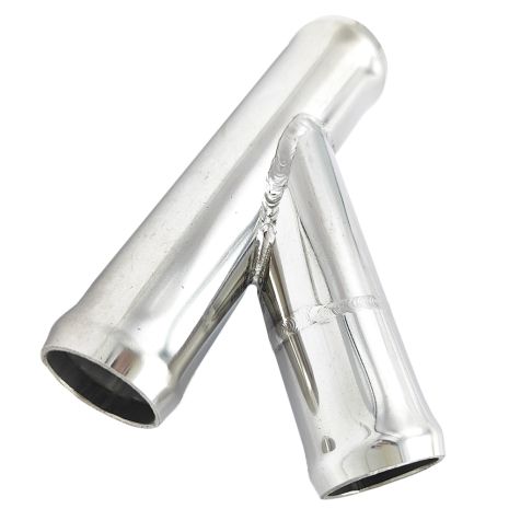 Тройник 25x25 мм тосольный ∠45° из нержавеющей стали, ACS (Т252525Х45)